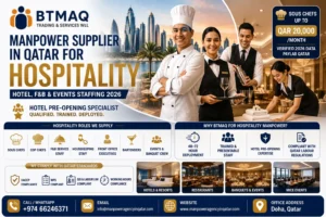Manpower Supplier in Qatar for Hospitality