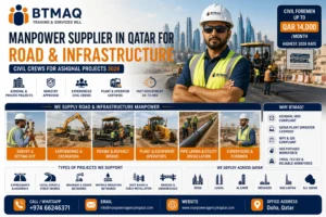 Manpower Supplier in Qatar for Road and Infrastructure: Civil Crews for Ashghal Projects 2026